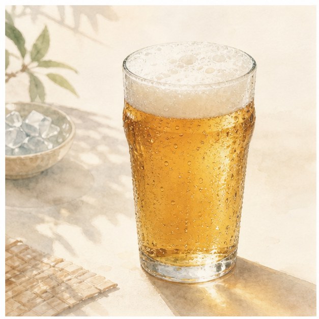 冰镇啤酒