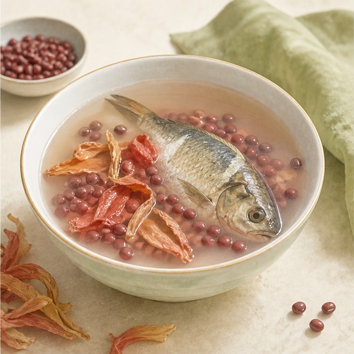 木棉花赤小豆鲫鱼汤